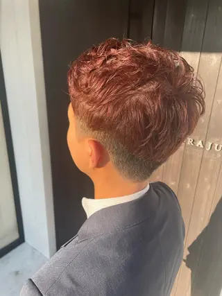ショート カラー メンズ SARAJU所属・ハイトーンカラー/ SARAJU　なごむのヘアスタイル