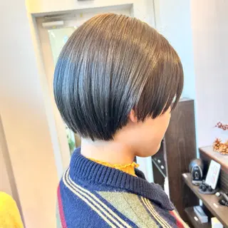 ショート カラー écouter所属・ショート/ウルフ ハイトーン/カイセイのヘアスタイル