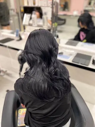 ロング カラー *モデル募集🤍横浜 透明感カラー🫧のヘアスタイル