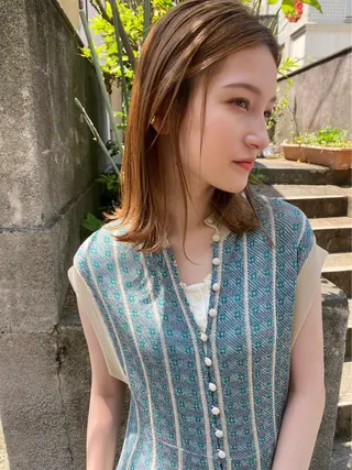 セミロング まつ毛パーマ🐏 NANAMIのマツエク・マツパデザイン