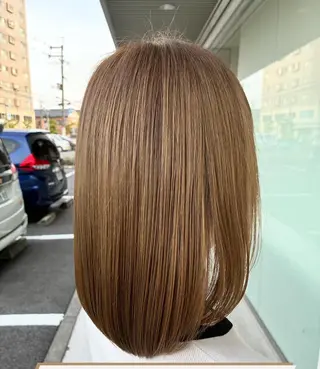 ミディアム カラー 奥村　大地 ◎カラーが得意ですのヘアスタイル