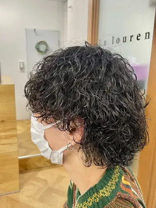 パーマ メンズ 立川/過去1の毛流れ パーマ/しゅーとのヘアスタイル