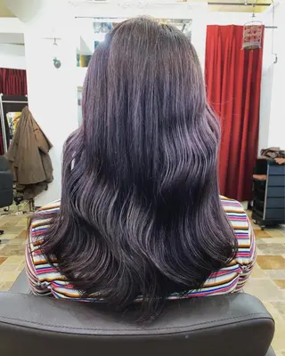 セミロング カラー おおたかの森/透 明感/小林のヘアスタイル