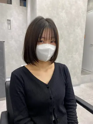 ミディアム カラー レイヤー/艶カラー /韓国ヘア/高松のヘアスタイル