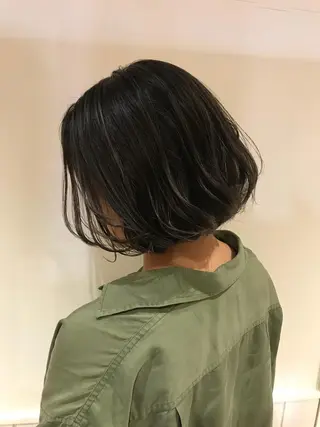 ミディアム カラー 清水 ちひろ ✄トップスタイリストのヘアスタイル