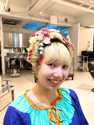 ヘアアレンジ Of hair 宮崎台店所属・Ofhair 柴田咲喜のエステ・リラクイメージ