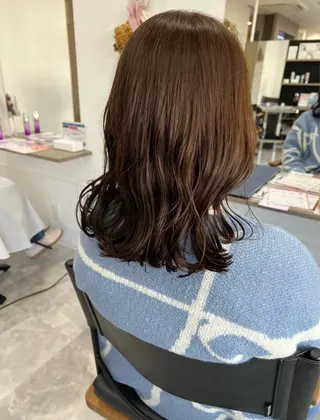 ミディアム 透明感/レイヤー💎 髪質改善/希美のヘアスタイル