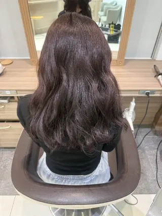 ロング カラー 極艶縮毛／髪質改善／ KOTAのヘアスタイル