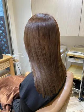 セミロング BiBi 藤野あゆみのヘアスタイル