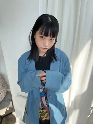 カラー ness 一花のヘアスタイル