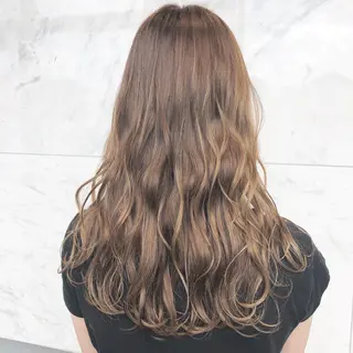 ロング カラー ヘアアレンジ 吉野 優子のマツエク・マツパデザイン