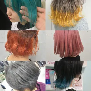 ミディアム カラー 艶髪サラサラカラー 🌈前原健吾のヘアスタイル