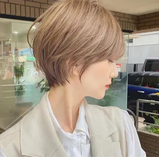 ショート 🫧似合わせショート ゴヤ🫧のヘアスタイル