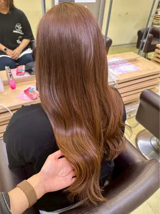 ロング カラー 再現性の高いパーマ 🌀ふうき🌀のヘアスタイル
