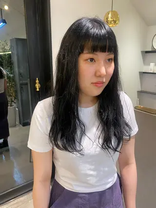 ロング しまだ みゆのヘアスタイル