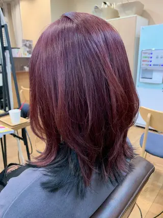 ミディアム カラー yuri🌼 NUMBER 天王寺のヘアスタイル