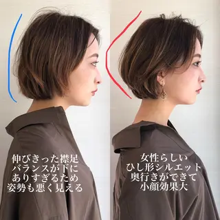 ショート カラー パーマ ヘアアレンジ 手櫛でストレート/ 人生を変える美髪へのヘアスタイル