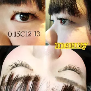 マツエク・マツパ manny eyelashのマツエク・マツパデザイン