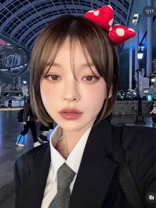 ミディアム 表参道/ハイトーン/ misaki🎀のヘアスタイル