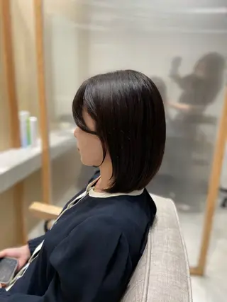 ミディアム 🦉静かに過ごしたい 方、個室席🦉タナカのヘアスタイル