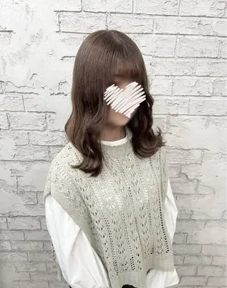 セミロング カラー ブリーチカラー✨🦋 TOMOKO🦋✨のヘアスタイル