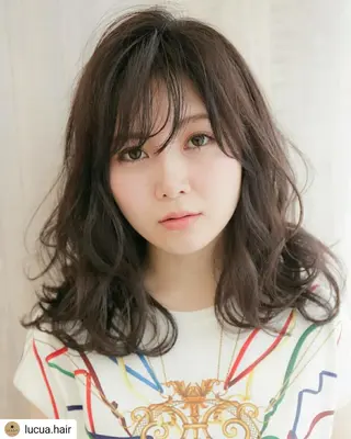 ミディアム 横山  広樹のヘアスタイル