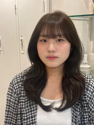 ロング レイヤーカット🍒韓 国ヘア🍒ひかりのヘアスタイル