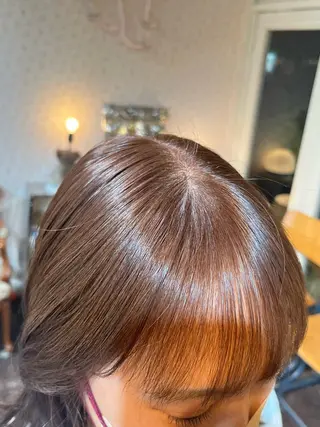 ミディアム chikashitsu所属・Junmi/ﾁｶｼﾂ /堀江のヘアスタイル