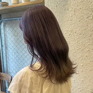 セミロング カラー ヘアアレンジ 押切 響 のヘアスタイル