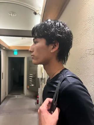 パーマ 艶⭐︎暗髪 rinkoのヘアスタイル