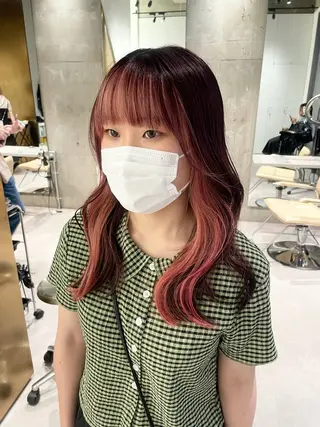 ミディアム カラー AIKA🤍 カットモデル募集🫧のヘアスタイル
