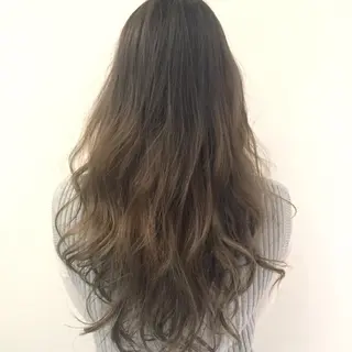 セミロング ロング カラー シールエクステ⭐️ オオミタクヤのヘアスタイル