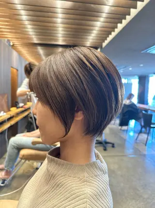 ショート カラー 似合わせ松本 容政のヘアスタイル