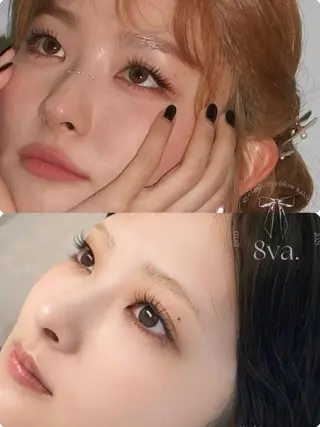 マツエク・マツパ 8va. 学芸大学🎀*॰ॱのマツエク・マツパデザイン