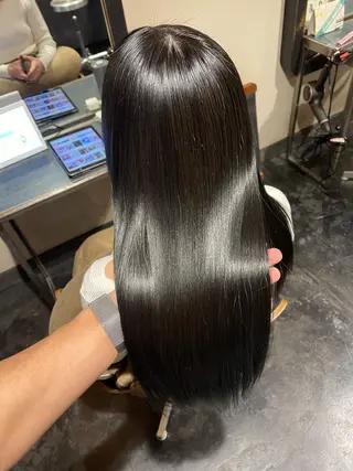 ロング カラー 泉 堅也のヘアスタイル