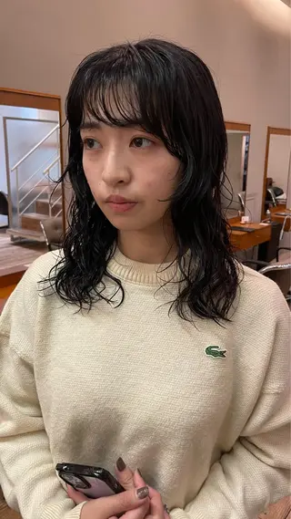 ミディアム パーマ 原宿/ケパーマ 🧺ユウマのヘアスタイル