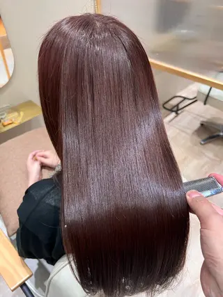 ロング カラー 💫髪質改善ストレー ト💫KITAのヘアスタイル