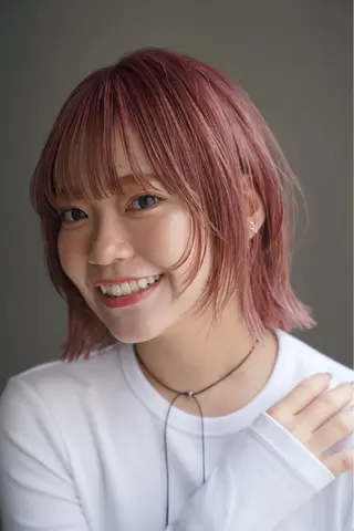 ショート カラー パーマ ヘアアレンジ 🫧ブリーチ/ボブ /メンズ/🫧RENのヘアスタイル