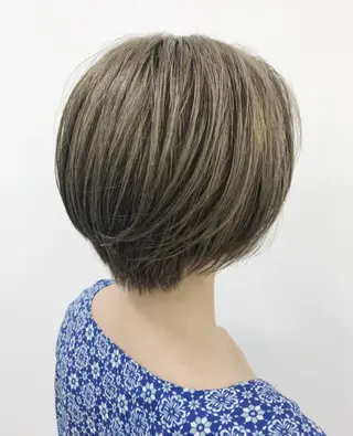 ショート カラー 池田 雄太 ✨美髪縮毛矯正✨のヘアスタイル