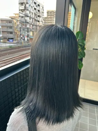 セミロング カラー メンズ Rubik's 茉侑のヘアスタイル