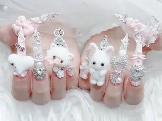 ネイル MoMoA Nail ネイル長さ出し専門店のネイルデザイン