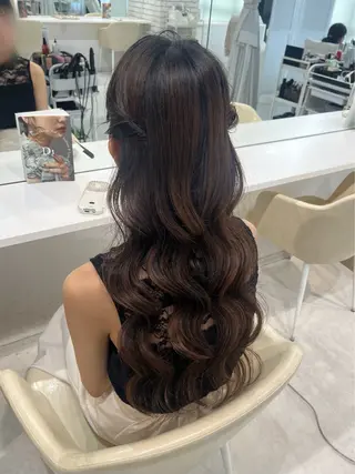 ロング ヘアアレンジ Dityca...tia所属・りん/ 無料ヘアセットのヘアスタイル