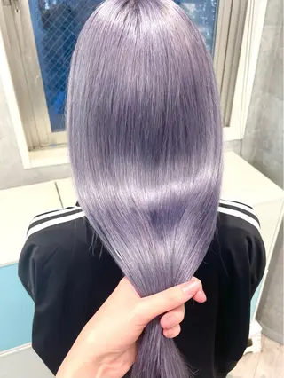 ロング ♡似合わせハイトーン ♡maiのヘアスタイル
