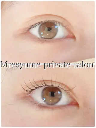 マツエク・マツパ Mresyume MAYUのマツエク・マツパデザイン