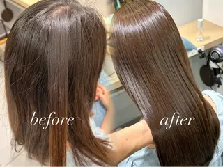 ロング カラー 大人レイヤー/美髪 縮毛矯正taigaのヘアスタイル