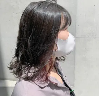 ミディアム カラー 【髪質改善美容師】 KAITOのヘアスタイル