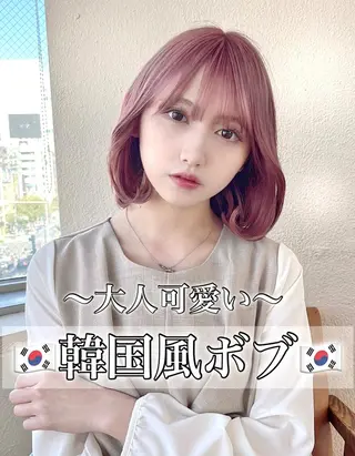 ミディアム カラー 市原 大翼のヘアスタイル