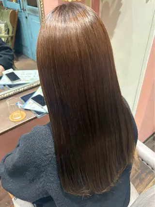 セミロング なぎさ 心斎橋美容室のヘアスタイル