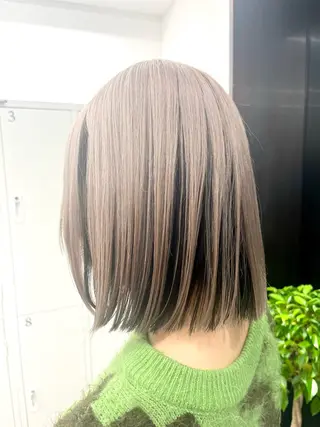 ミディアム カラー 🎀透明感 カラー🎀ミズキのヘアスタイル