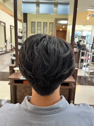 ショート パーマ メンズ AROH men's cut&men's perm 船橋店所属・🧊メンズ特化🧊 高木航希のヘアスタイル